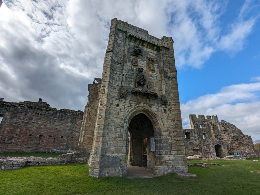 Warkworth Castle - Lion Tower