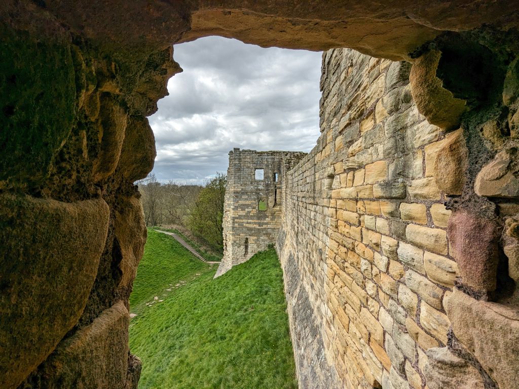 Warkworth Castle - South Wall