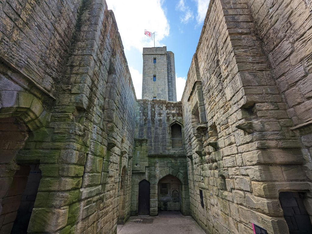 Warkworth Castle - Lightwell